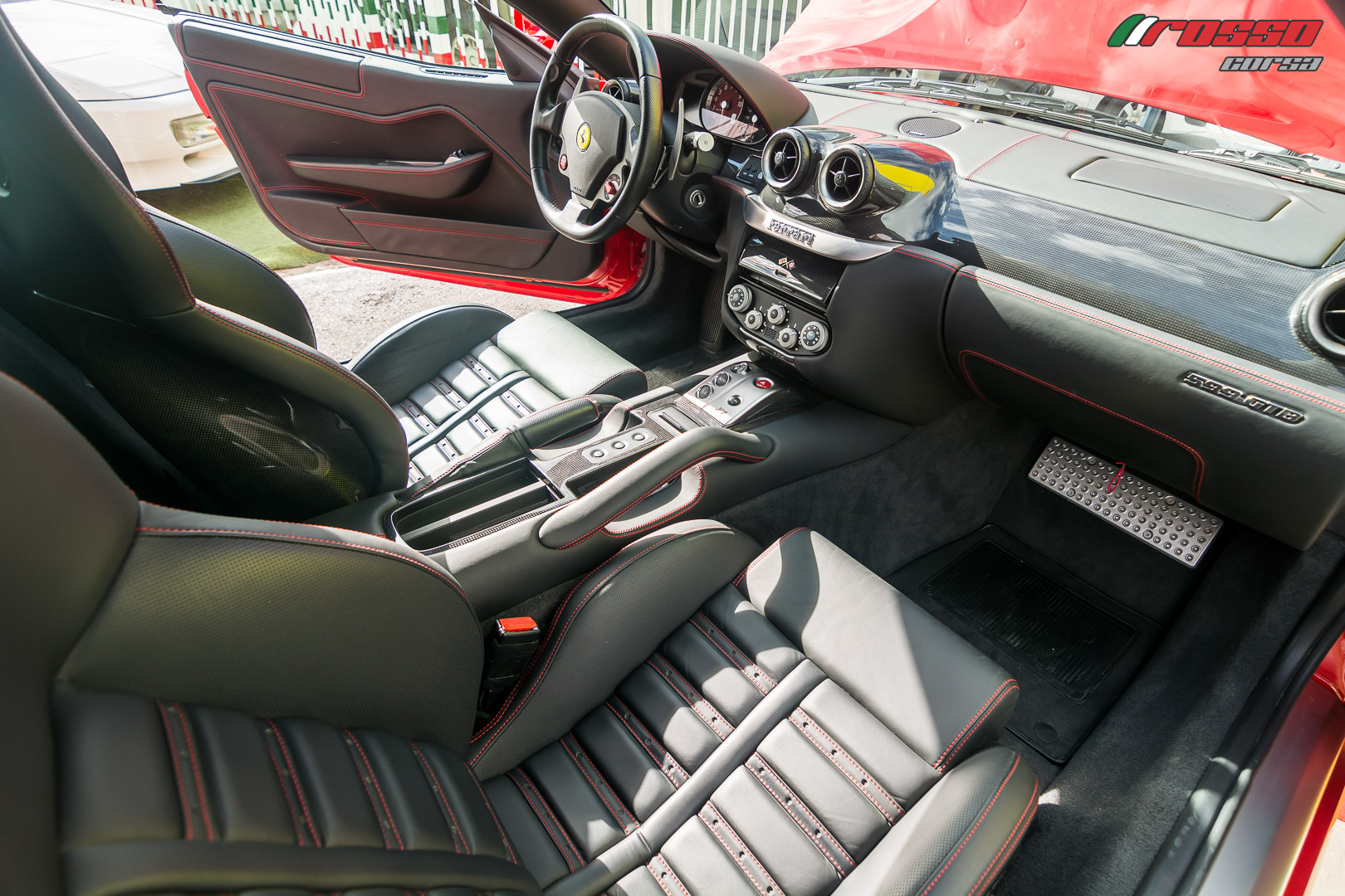 Housse Intérieure Ferrari 599 GTB D'origine – Rouge, Polaire, Neuve