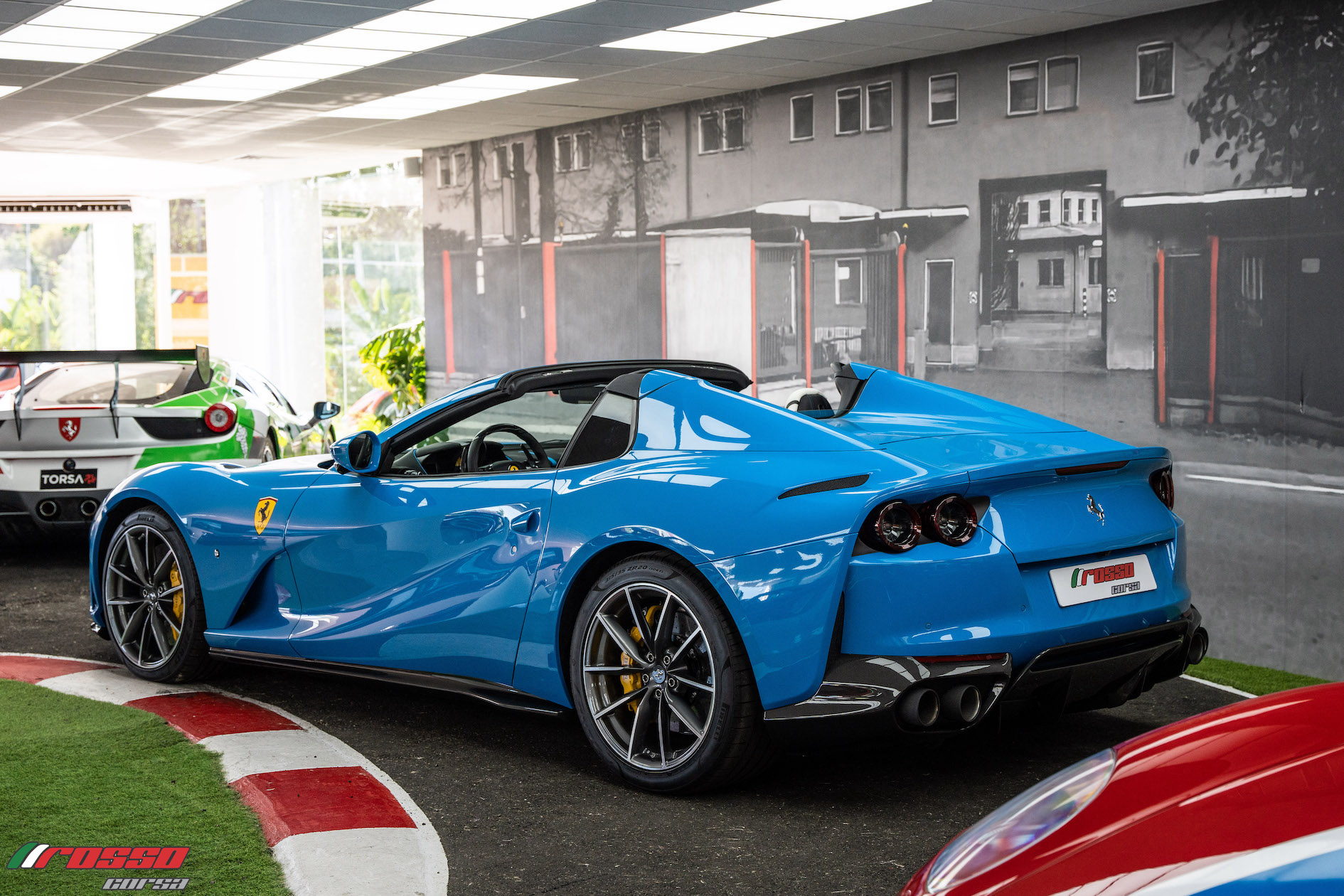 Beautiful Azzurro colored Ferrari 812 GTS for sale